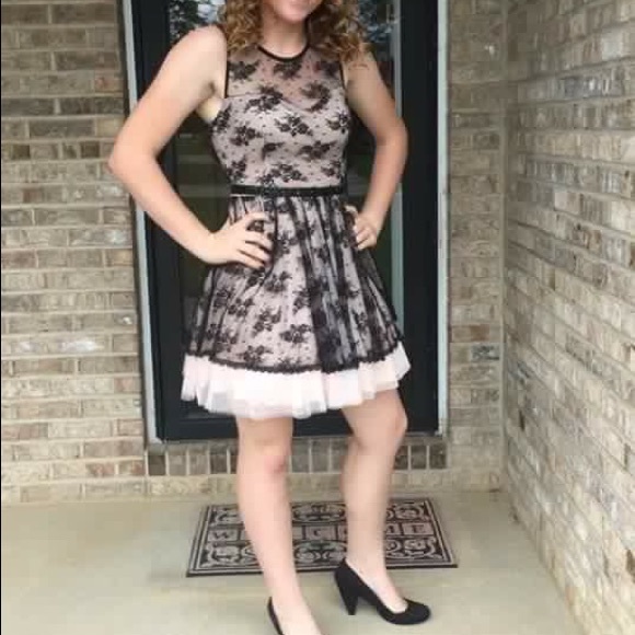 black and tan homecoming dress Brown Homecoming Dress 2023 Short Square Neck Sleeveless Chiffon 2 / Custom Color main image 0